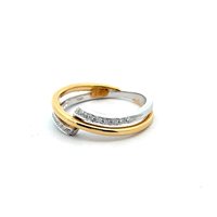Anello Recarlo Donna in Oro Diamante 0.12 Ct AA 977 - AA 977